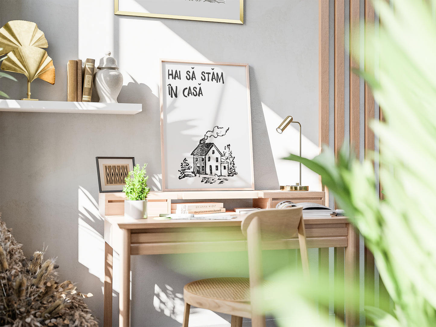 hai să stăm în casă - Poster