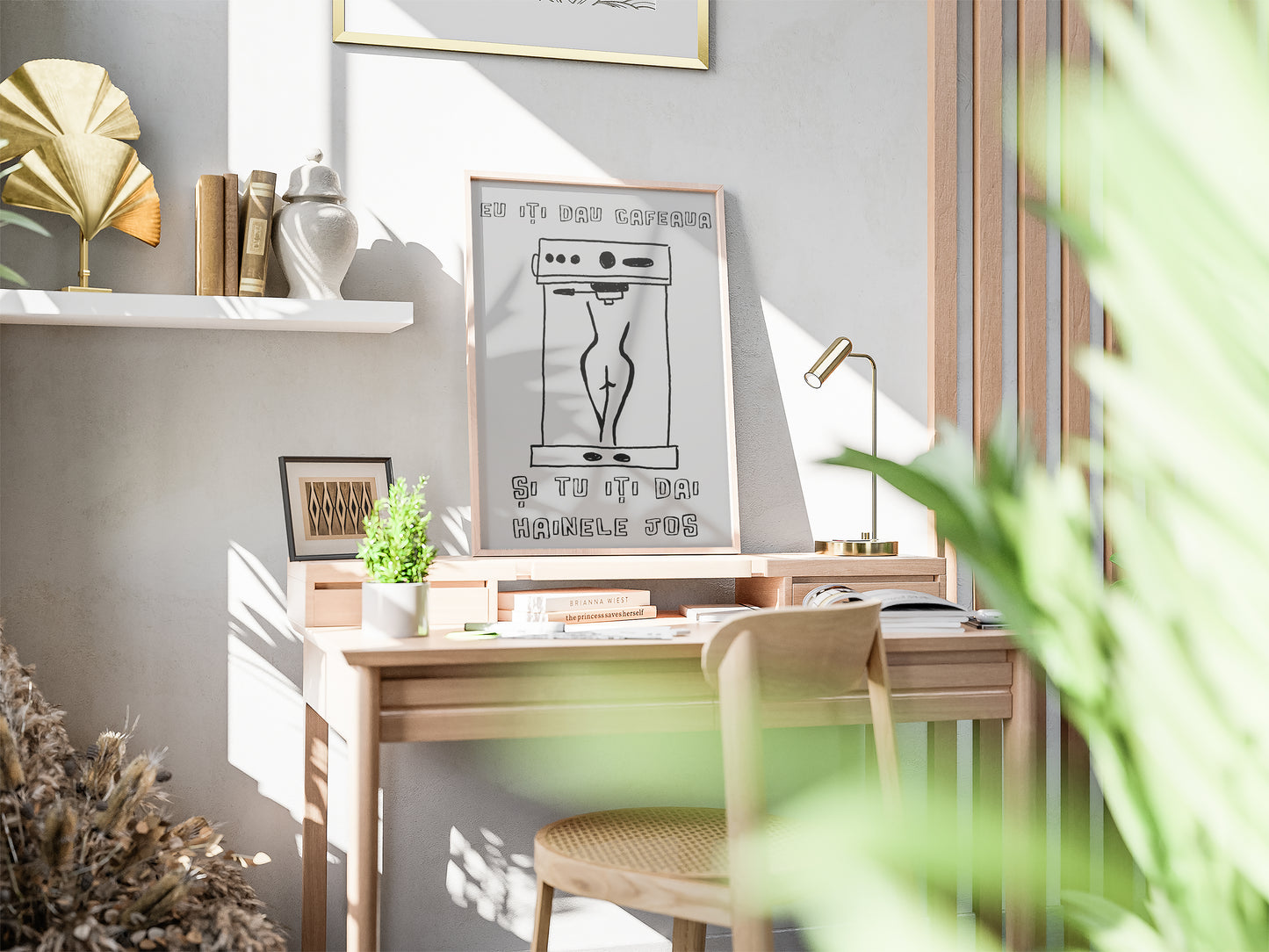 eu iți dau cafeaua și tu iți dai hainele jos - Poster