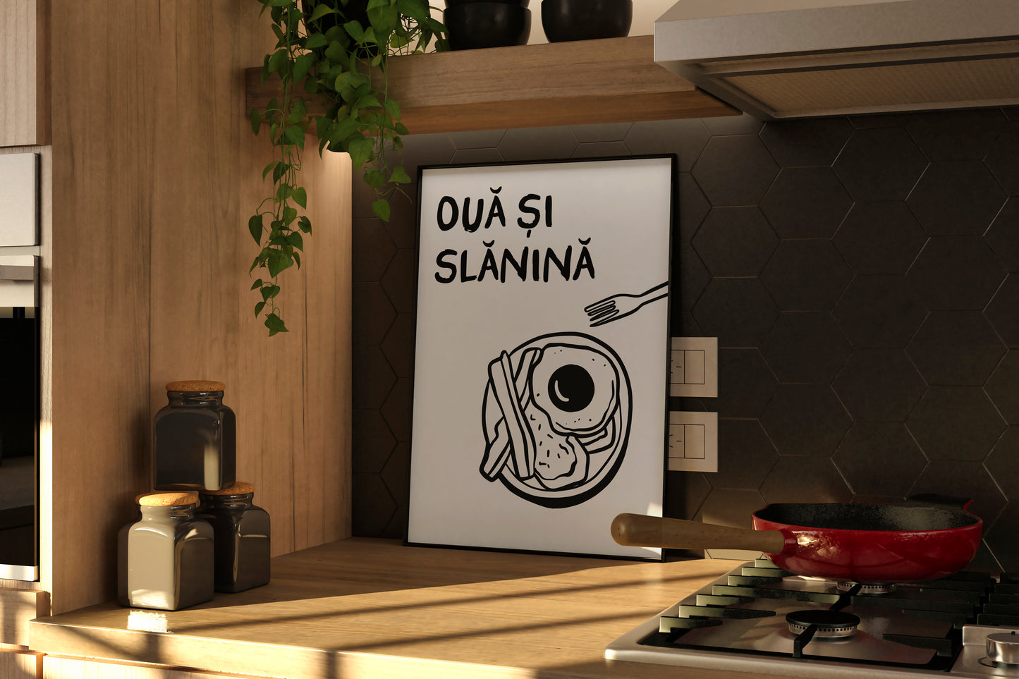 ouă și slănină - Poster