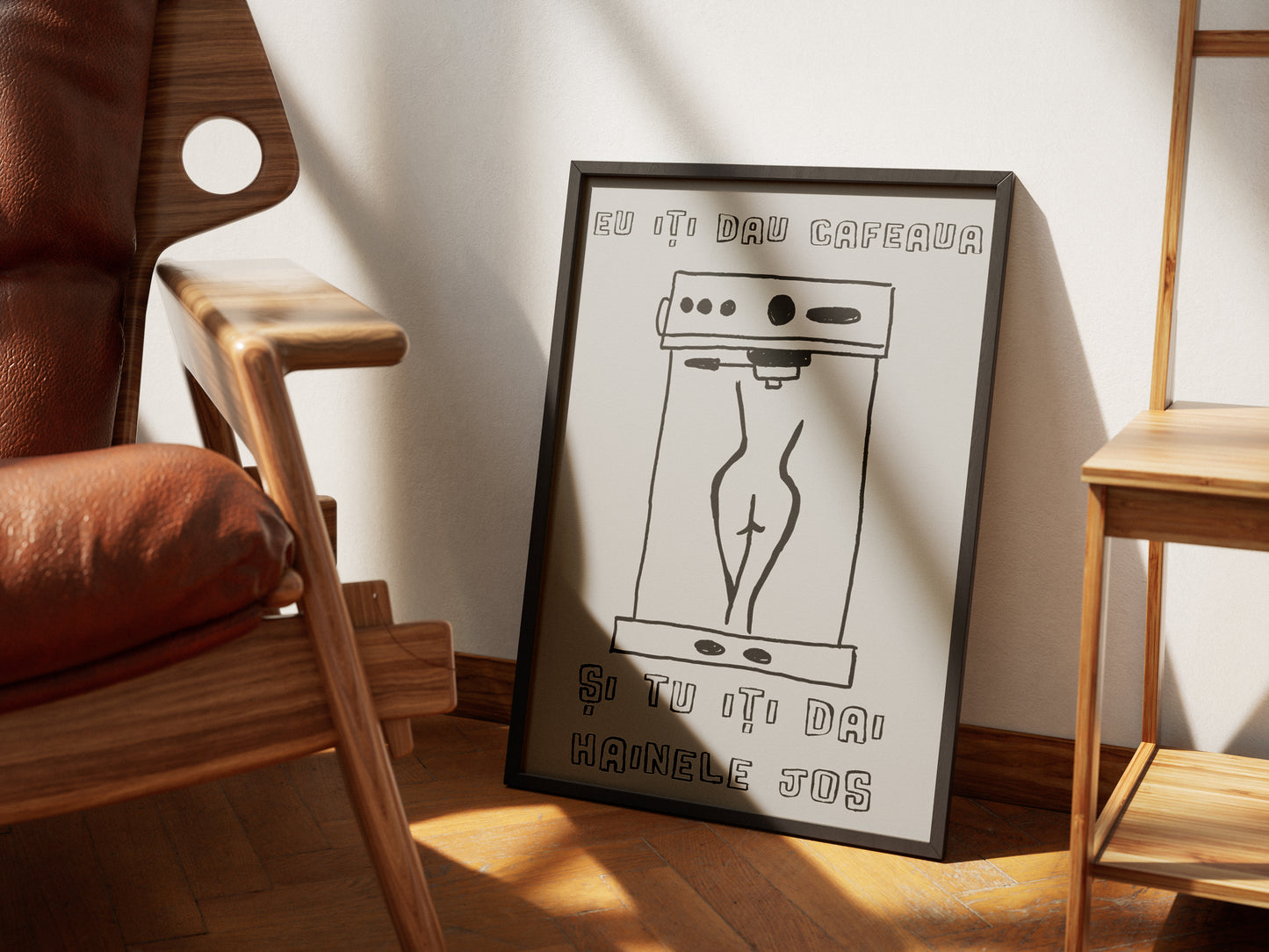 eu iți dau cafeaua și tu iți dai hainele jos - Poster