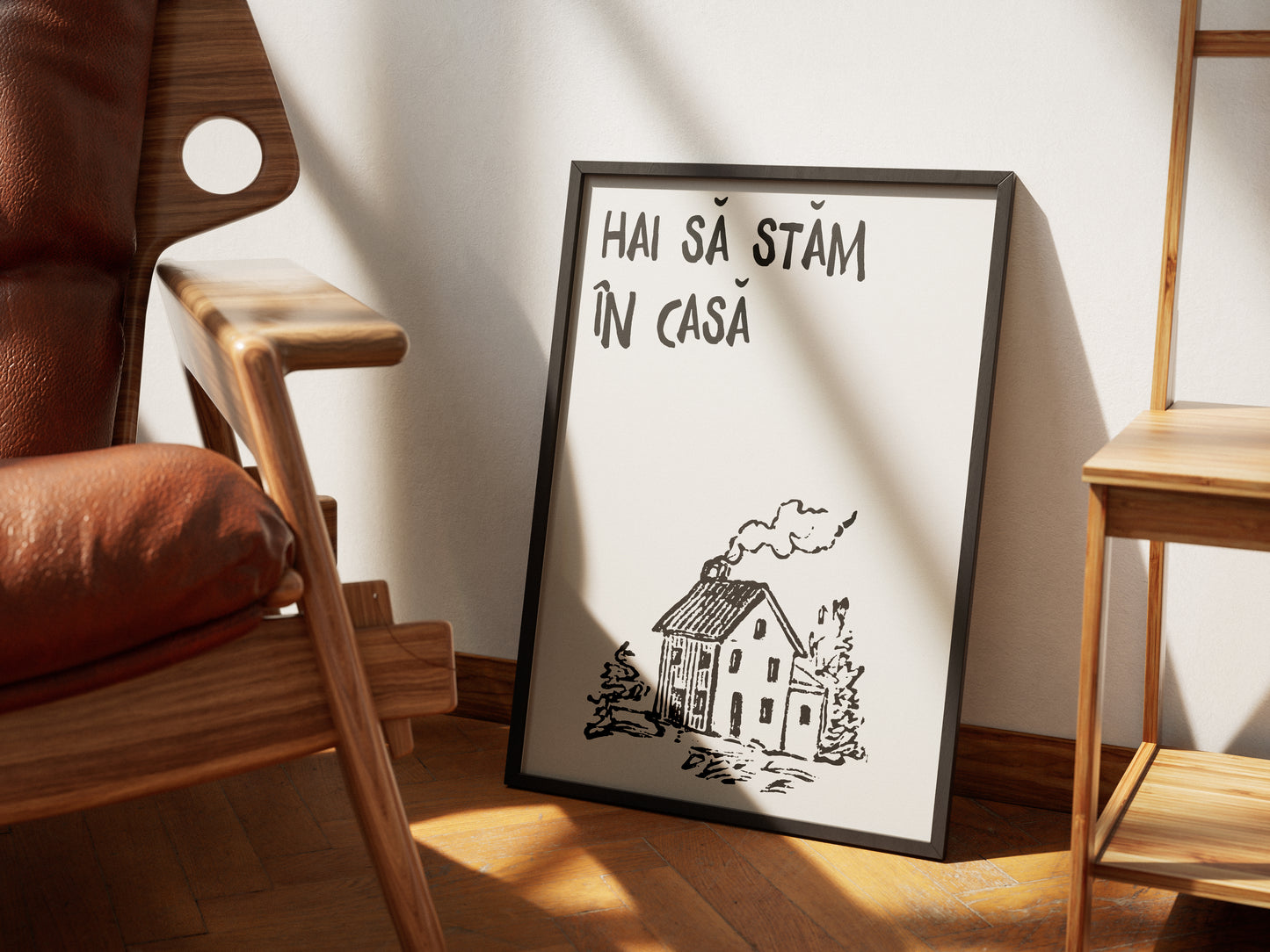 hai să stăm în casă - Poster