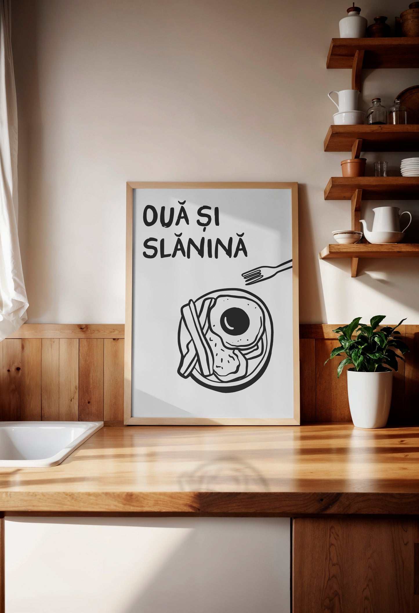 ouă și slănină - Poster