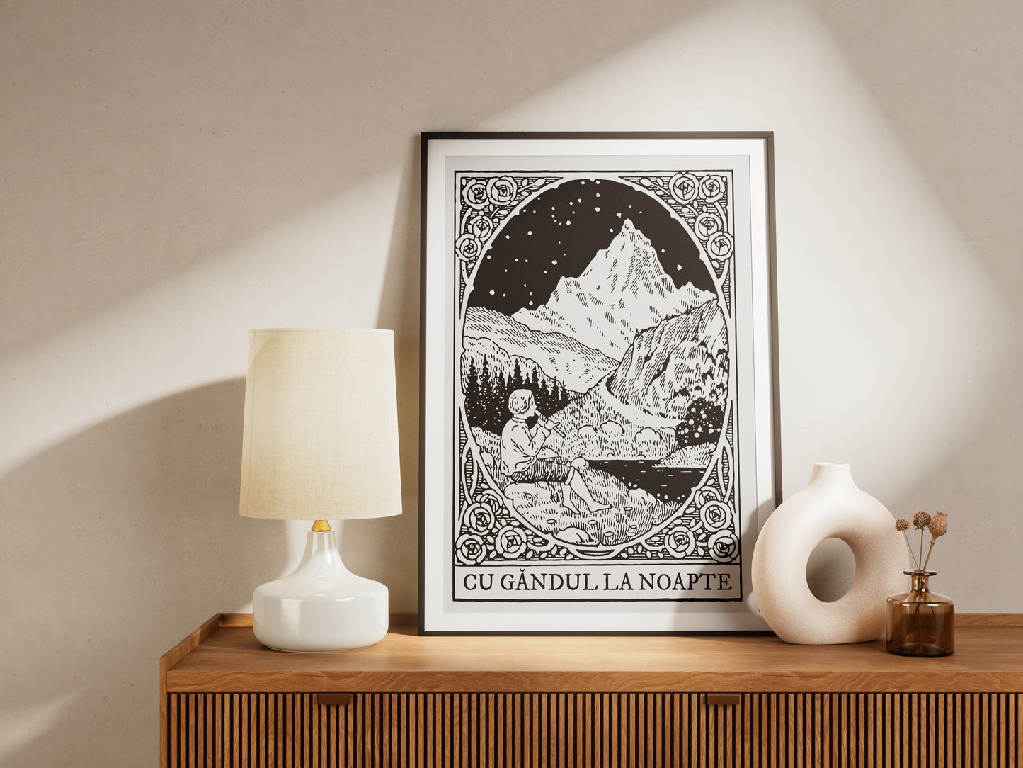 cu gândul la noapte - Poster