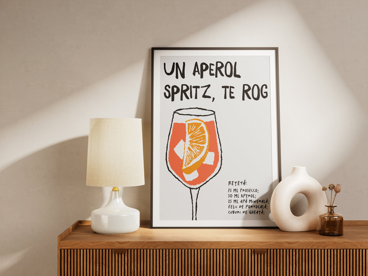 un aperol spritz, te rog - Poster