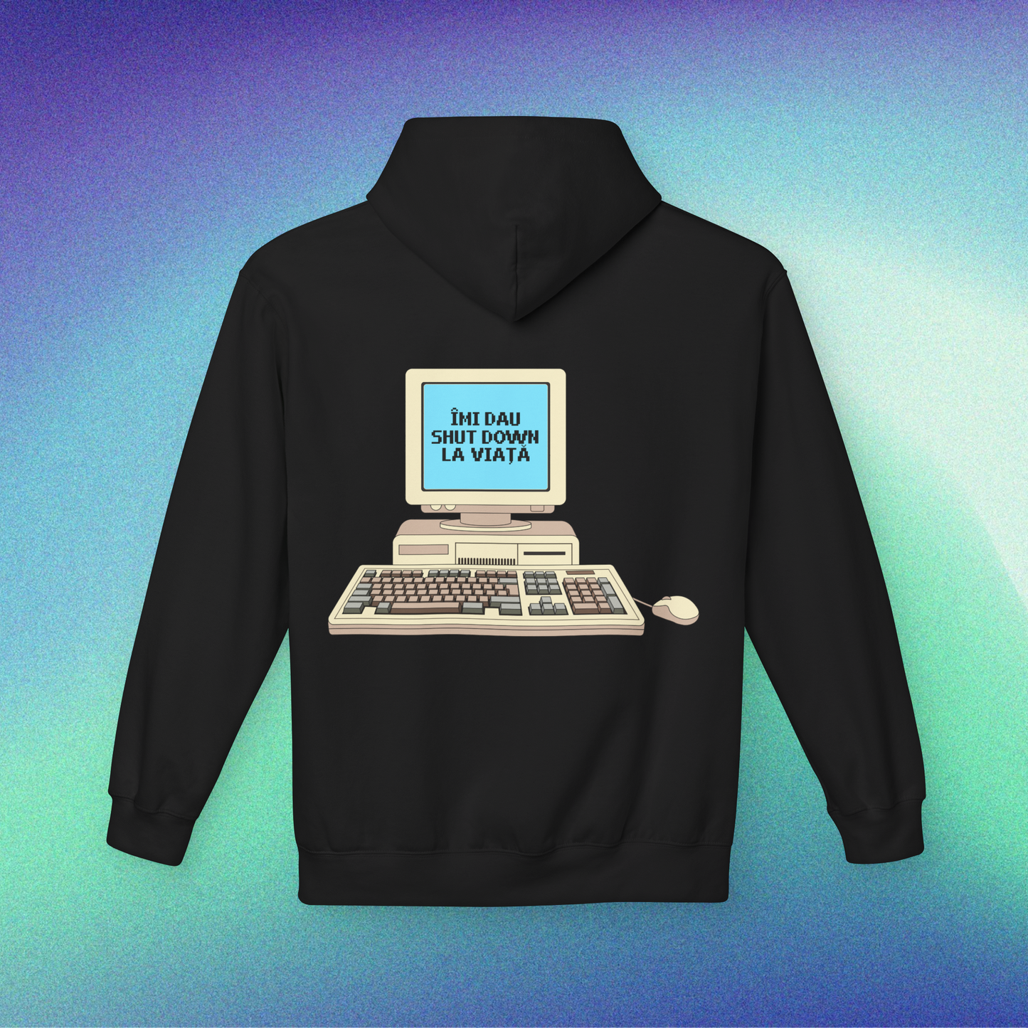 îmi dau shut down la viață - Hanorac Medium Fit
