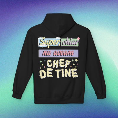 super, chiar nu aveam chef de tine - Hanorac Medium Fit