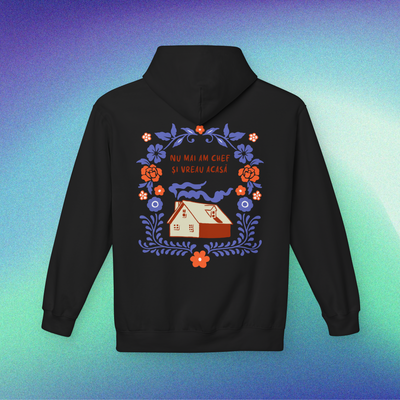 nu mai am chef și vreau acasă - Hanorac Medium Fit