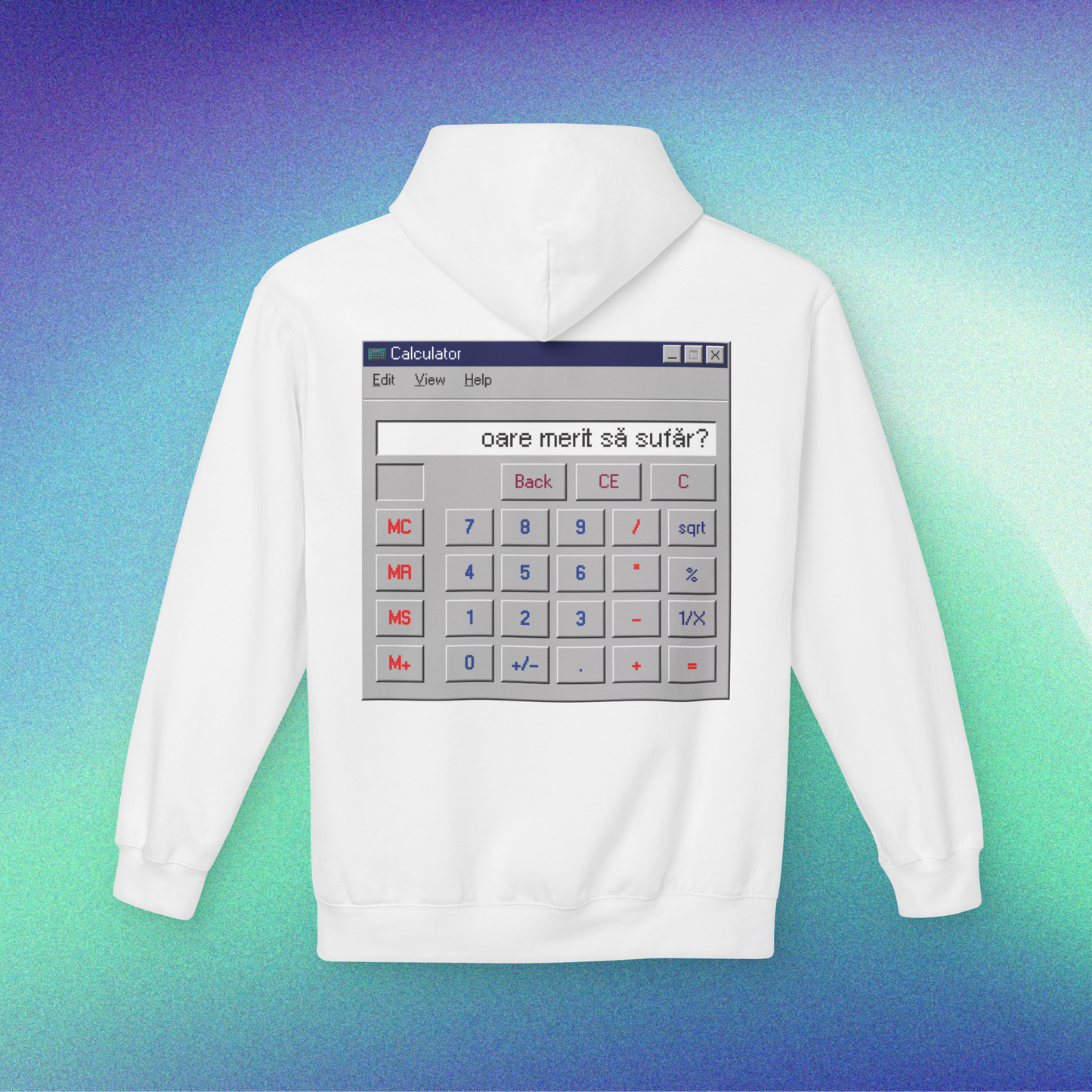 oare merit să sufăr? - Hanorac Medium Fit