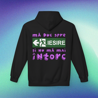 mă duc spre ieșire și nu mă mai întorc - Hanorac Medium Fit