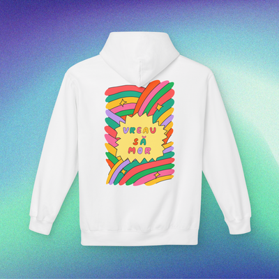 vreau să mor - Hanorac Medium Fit