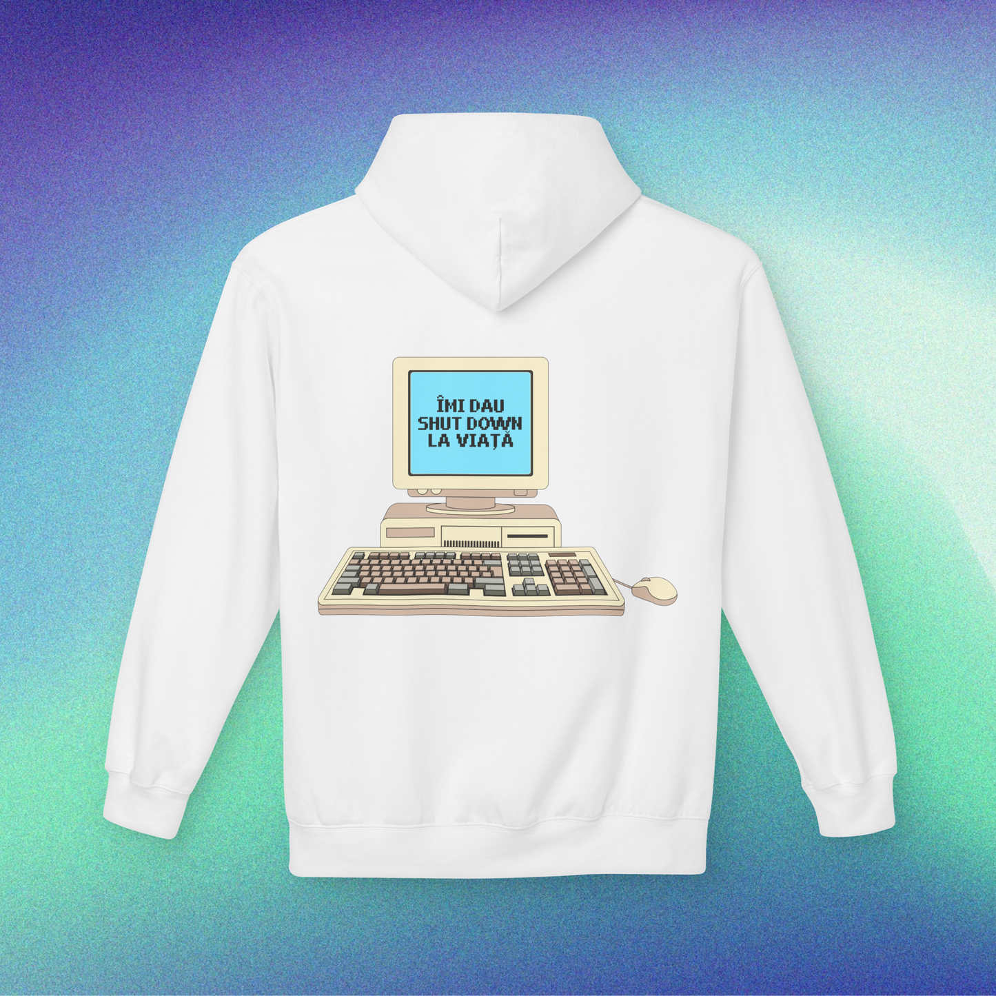 îmi dau shut down la viață - Hanorac Medium Fit