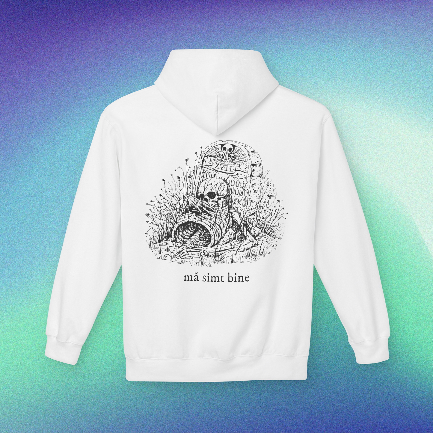 mă simt bine - Hanorac Medium Fit