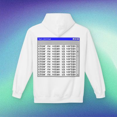 chiar nu voiam să vorbim - Hanorac Medium Fit