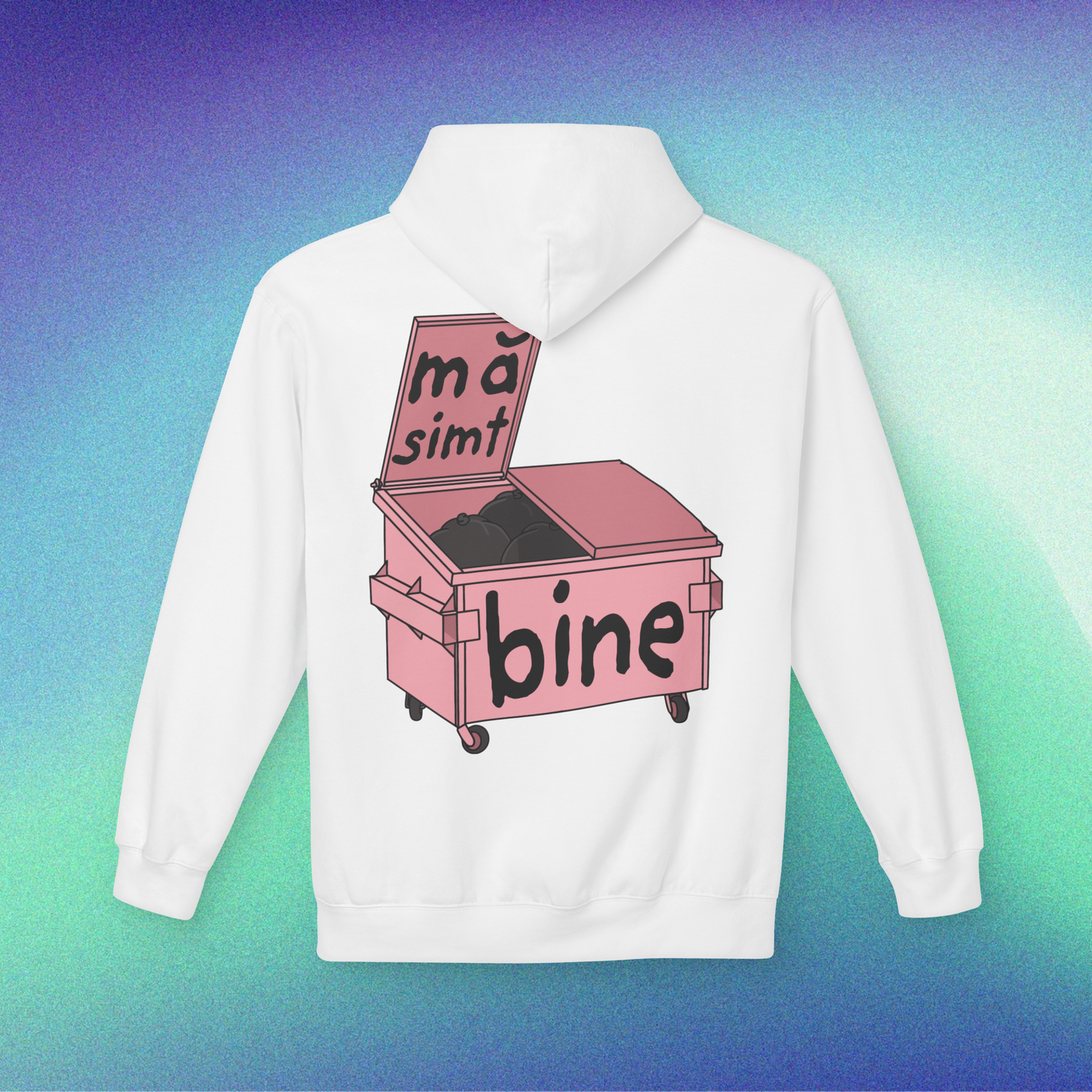 mă simt bine - Hanorac Medium Fit