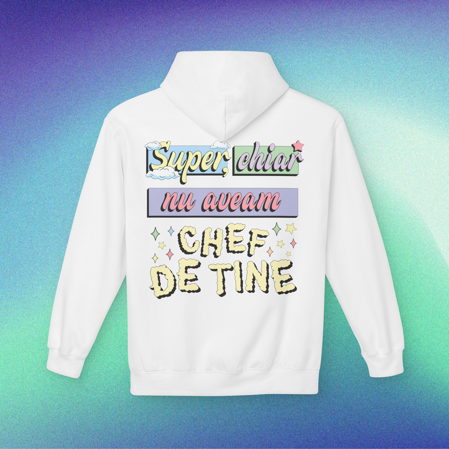 super, chiar nu aveam chef de tine - Hanorac Medium Fit