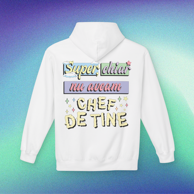 super, chiar nu aveam chef de tine - Hanorac Medium Fit