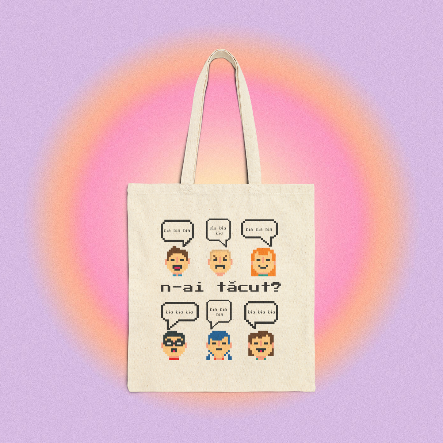 n-ai tăcut? - Tote Bag