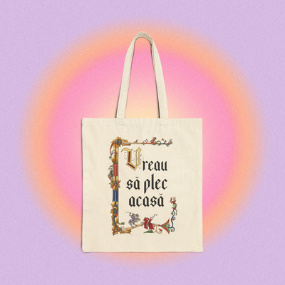 vreau să plec acasă  - Tote Bag