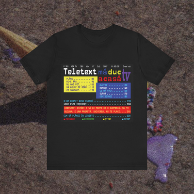 teletext - Tricou Medium Fit