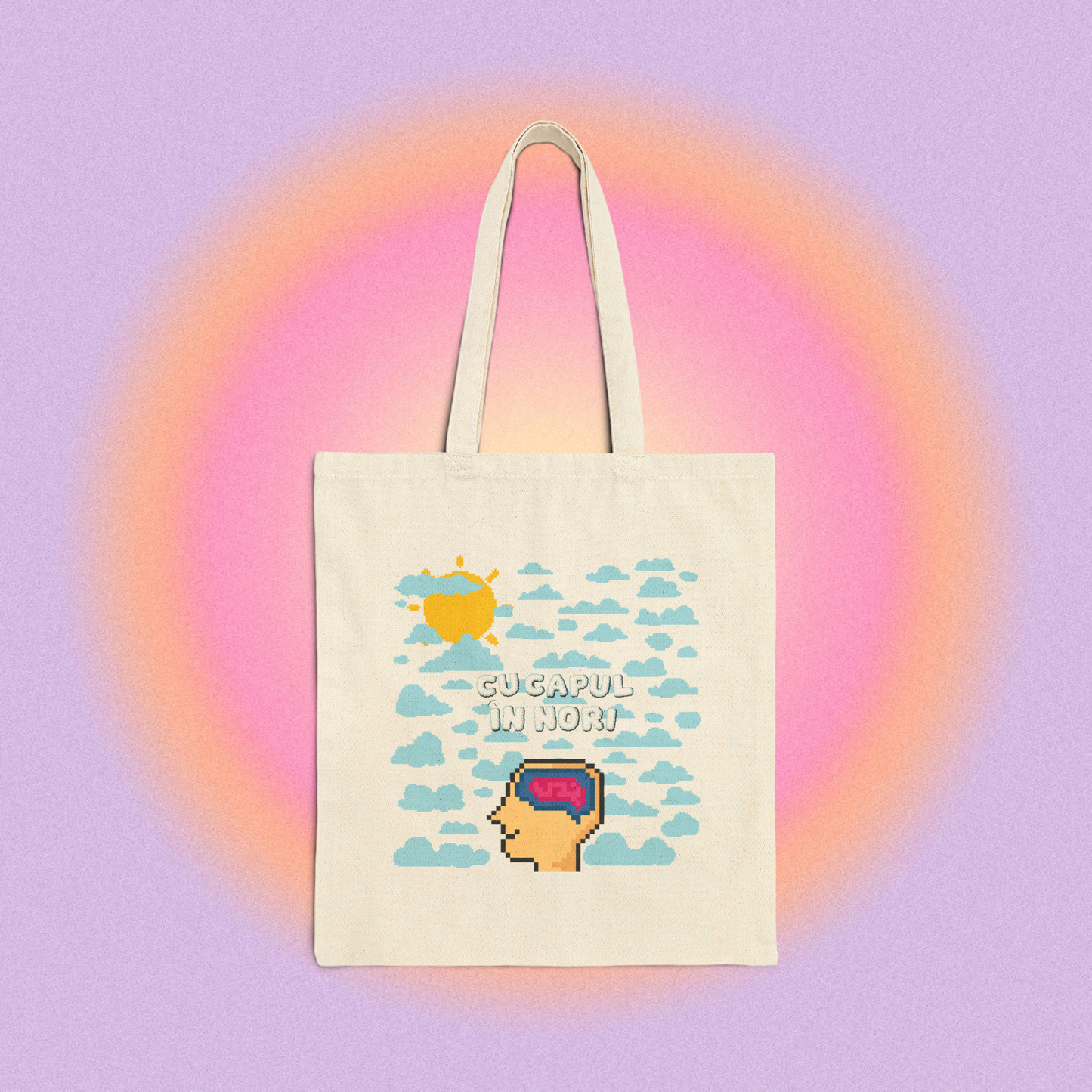 cu capul în nori - Tote Bag