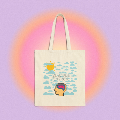 cu capul în nori - Tote Bag