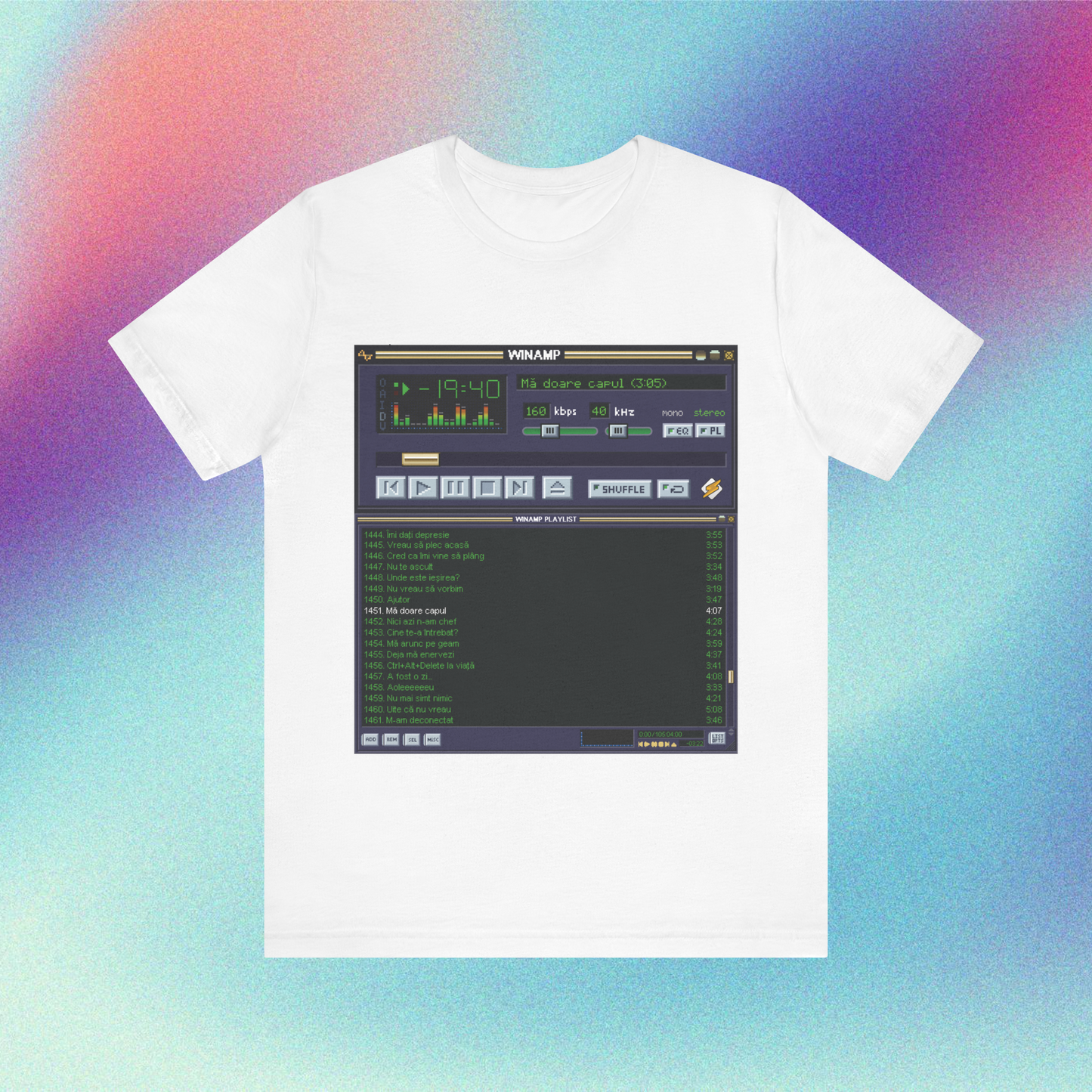 winamp - Tricou Medium Fit