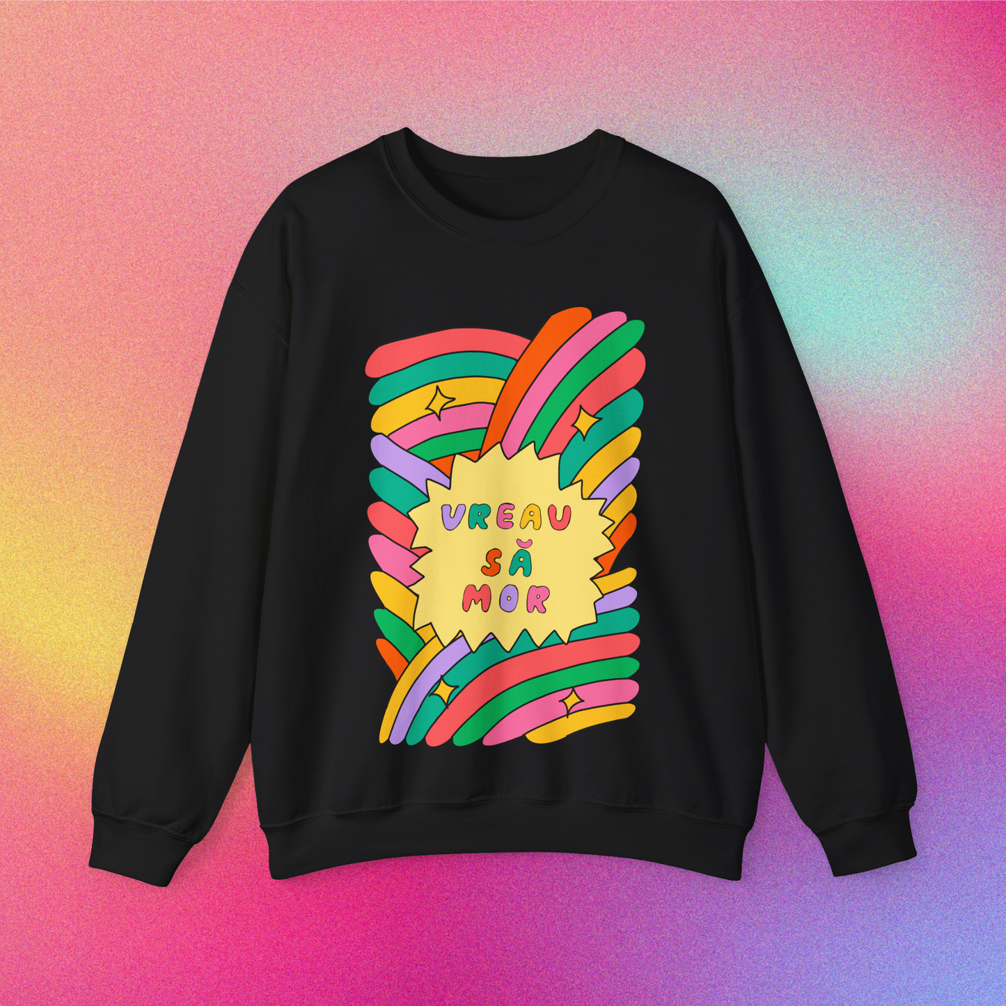 vreau să mor - Bluză Medium Fit