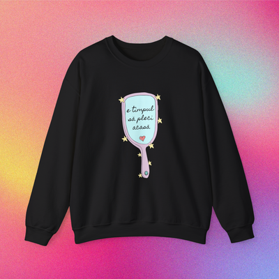 e timpul să pleci acasă  - Bluză Medium Fit