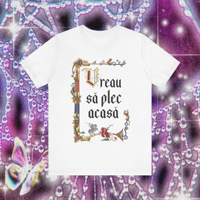 vreau să plec acasă - Tricou Medium Fit