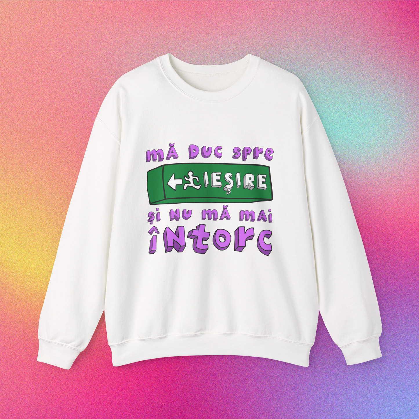 mă duc spre ieșire și nu mă mai întorc - Bluză Medium Fit