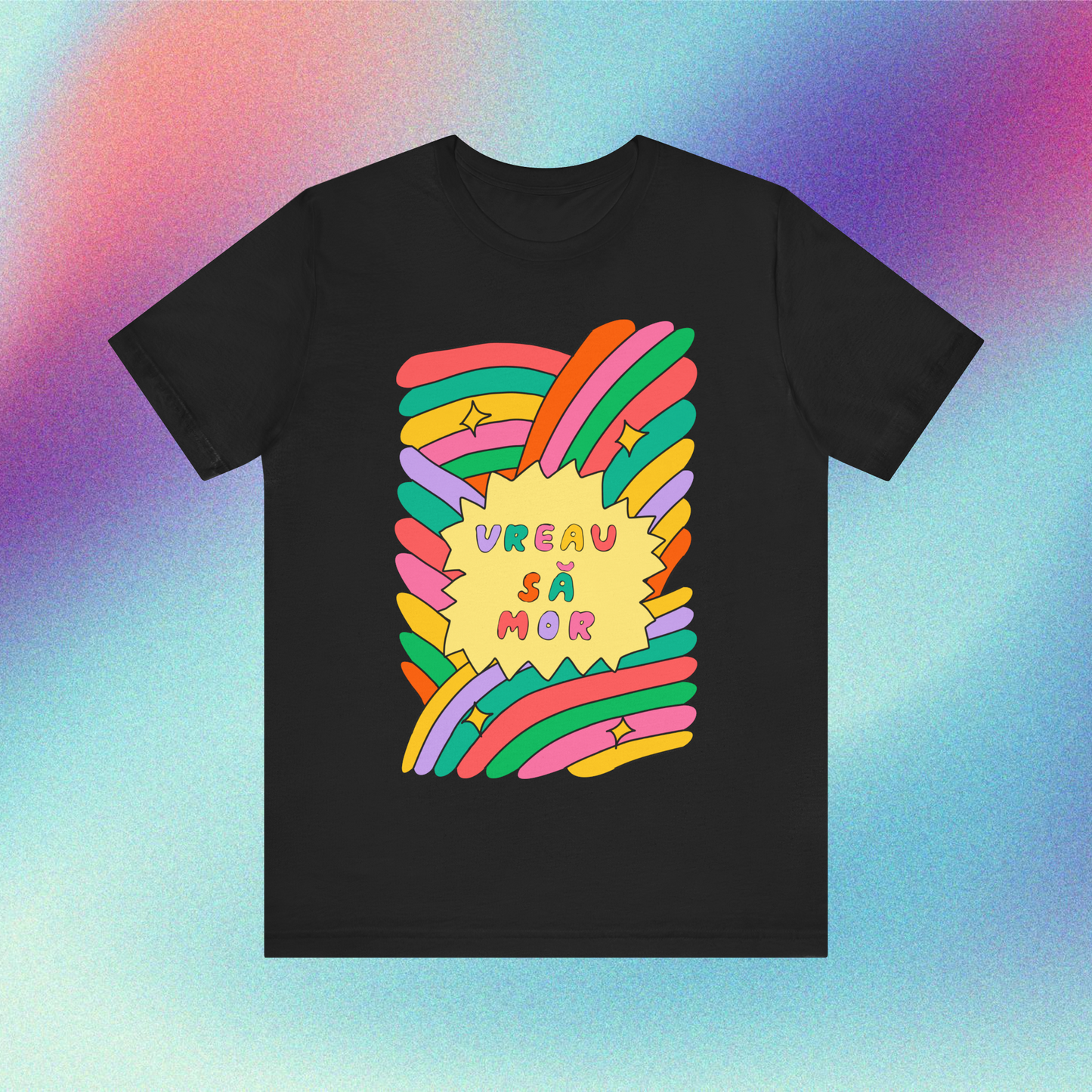 vreau să mor - Tricou Medium Fit