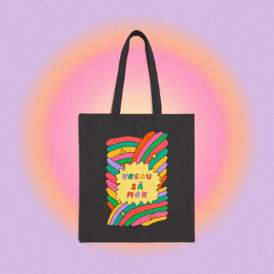 vreau să mor - Tote Bag