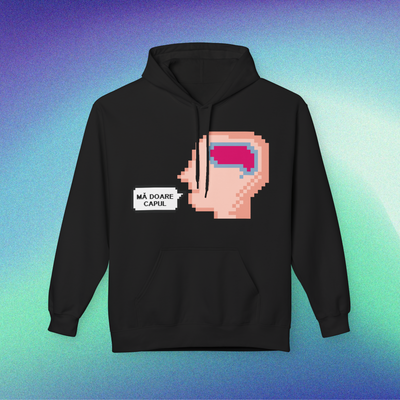 mă doare capul - Hanorac Medium Fit