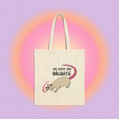 am venit din obligație - Tote Bag
