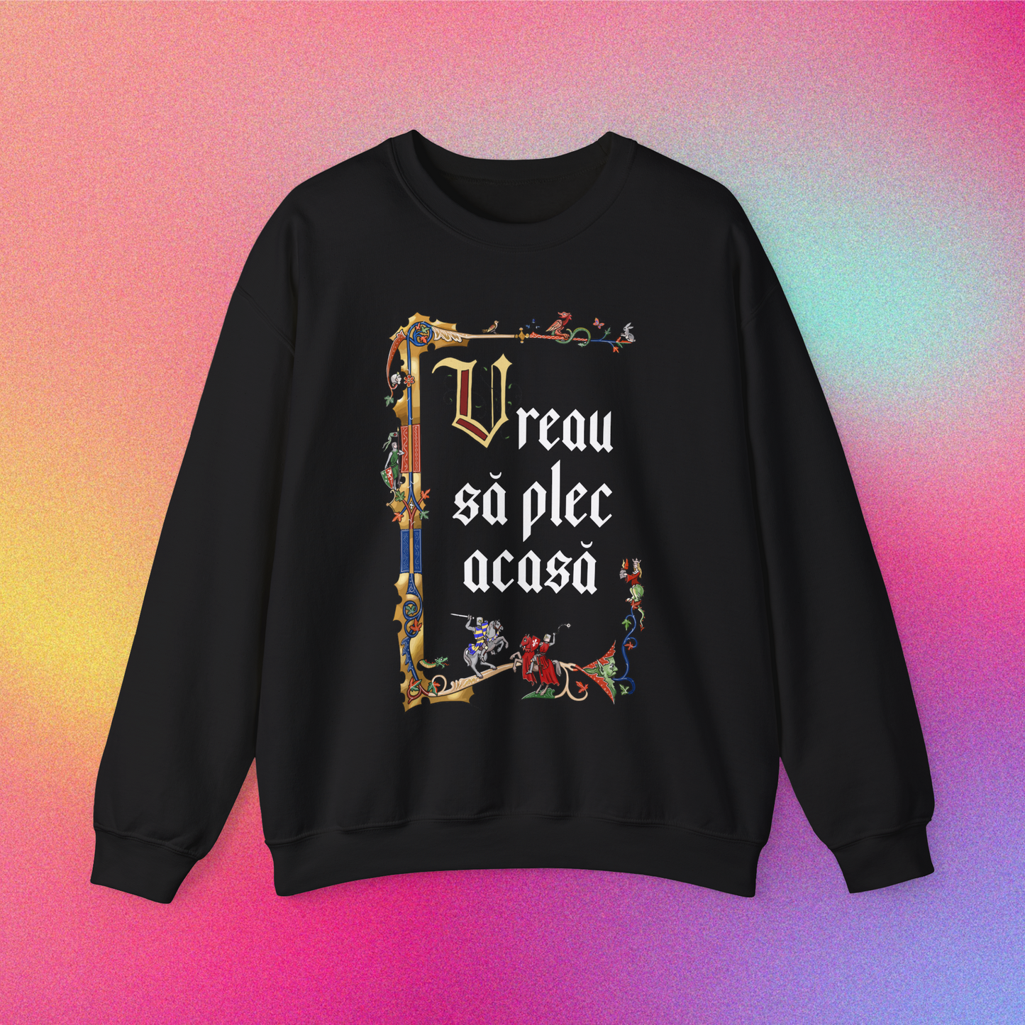 vreau să plec acasă - Bluză Medium Fit