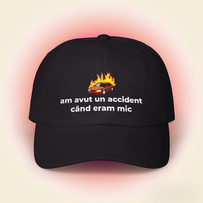 am avut un accident când eram mic - Șapcă