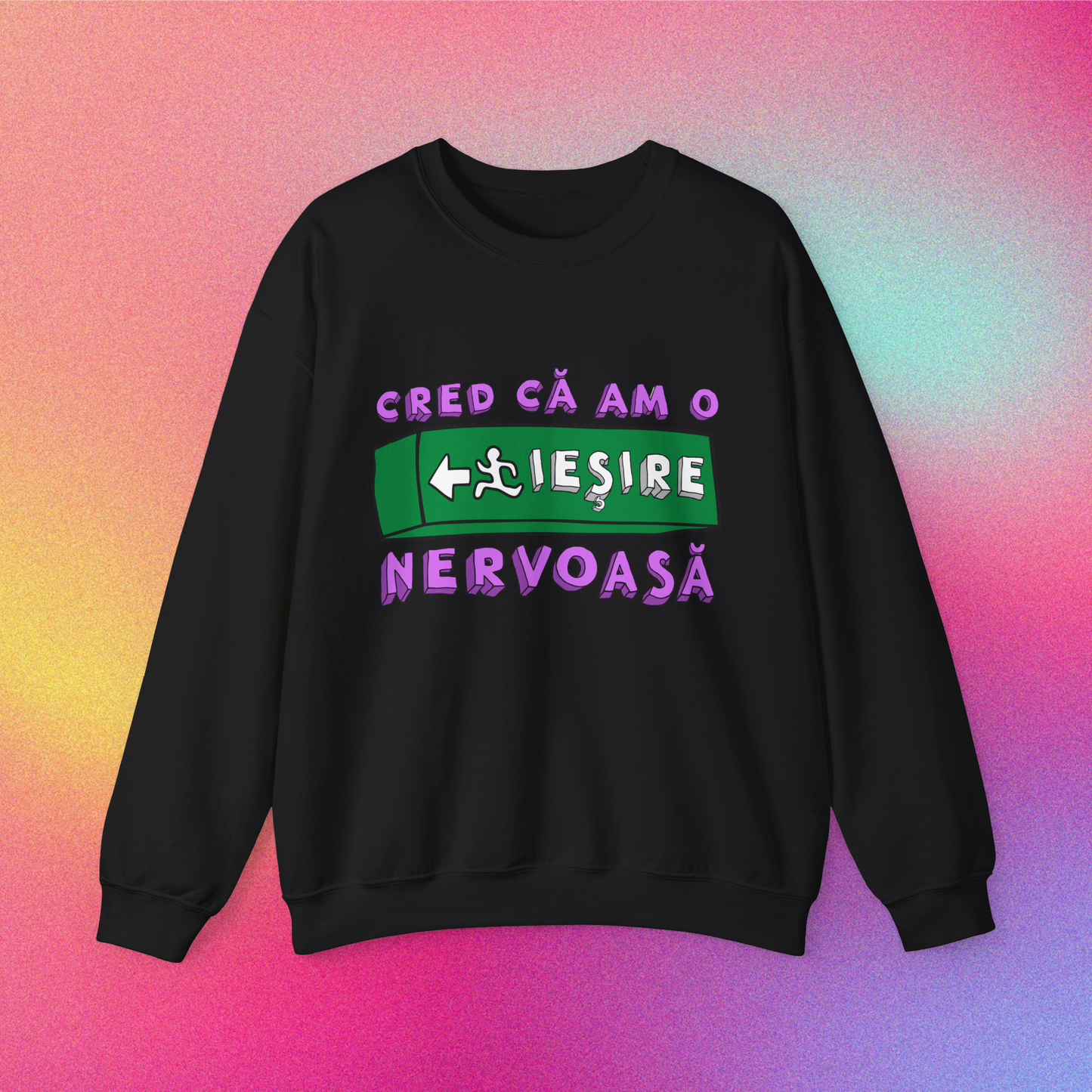 cred că am o ieșire nervoasă - Bluză Medium Fit