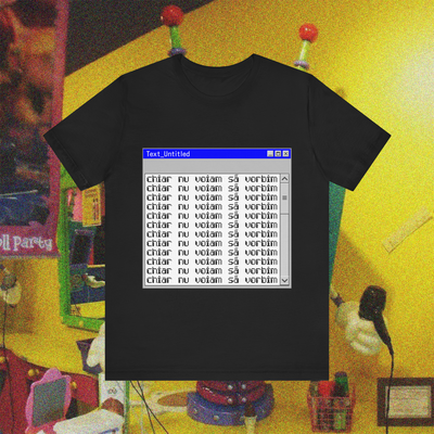 chiar nu voiam să vorbim - Tricou Medium Fit