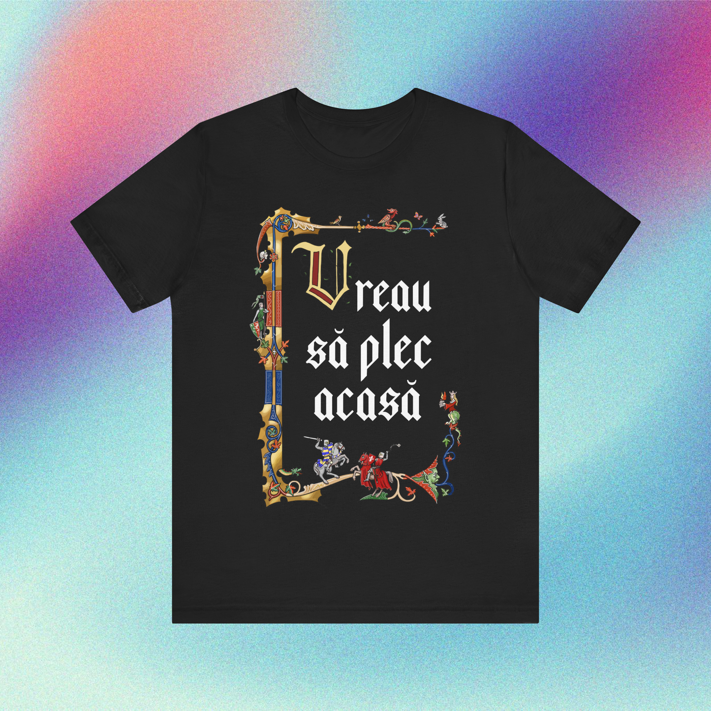 vreau să plec acasă - Tricou Medium Fit