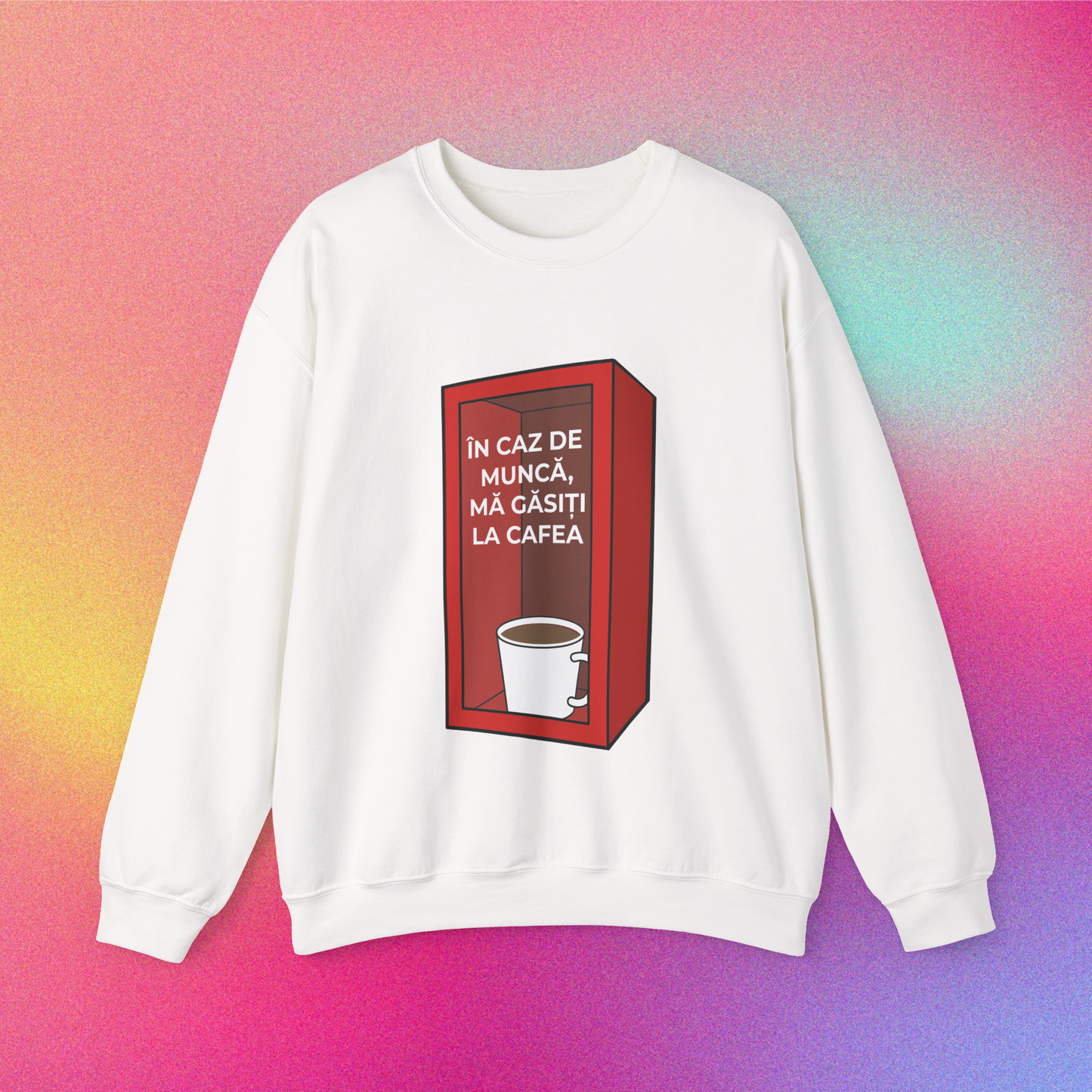 în caz de muncă, mă găsiți la cafea - Bluză Medium Fit