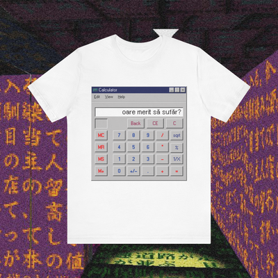 oare merit să sufăr? - Tricou Medium Fit