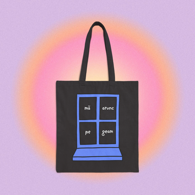 mă arunc pe geam - Tote Bag