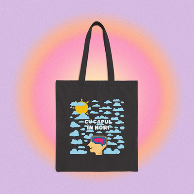 cu capul în nori - Tote Bag