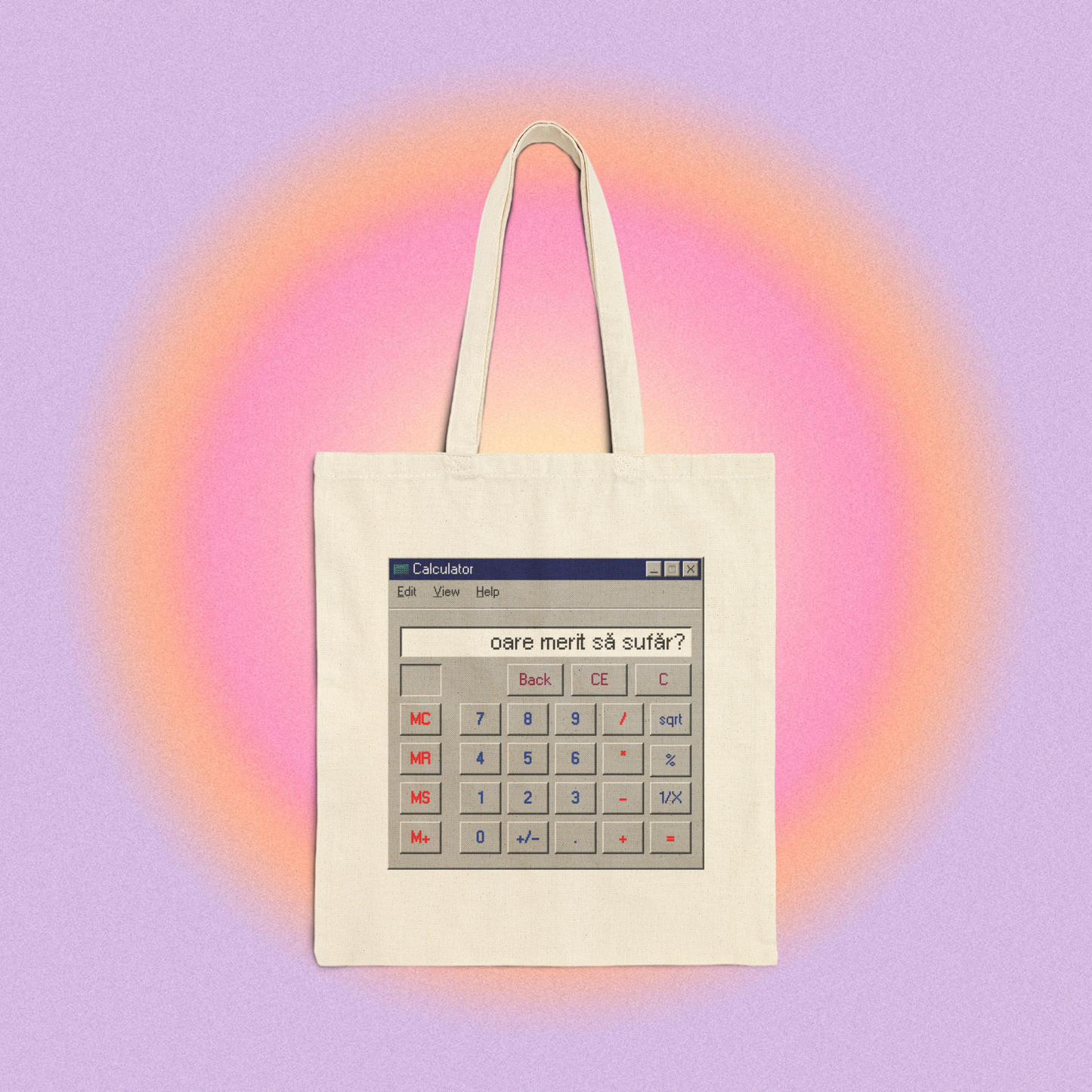 oare merit să sufăr? - Tote Bag