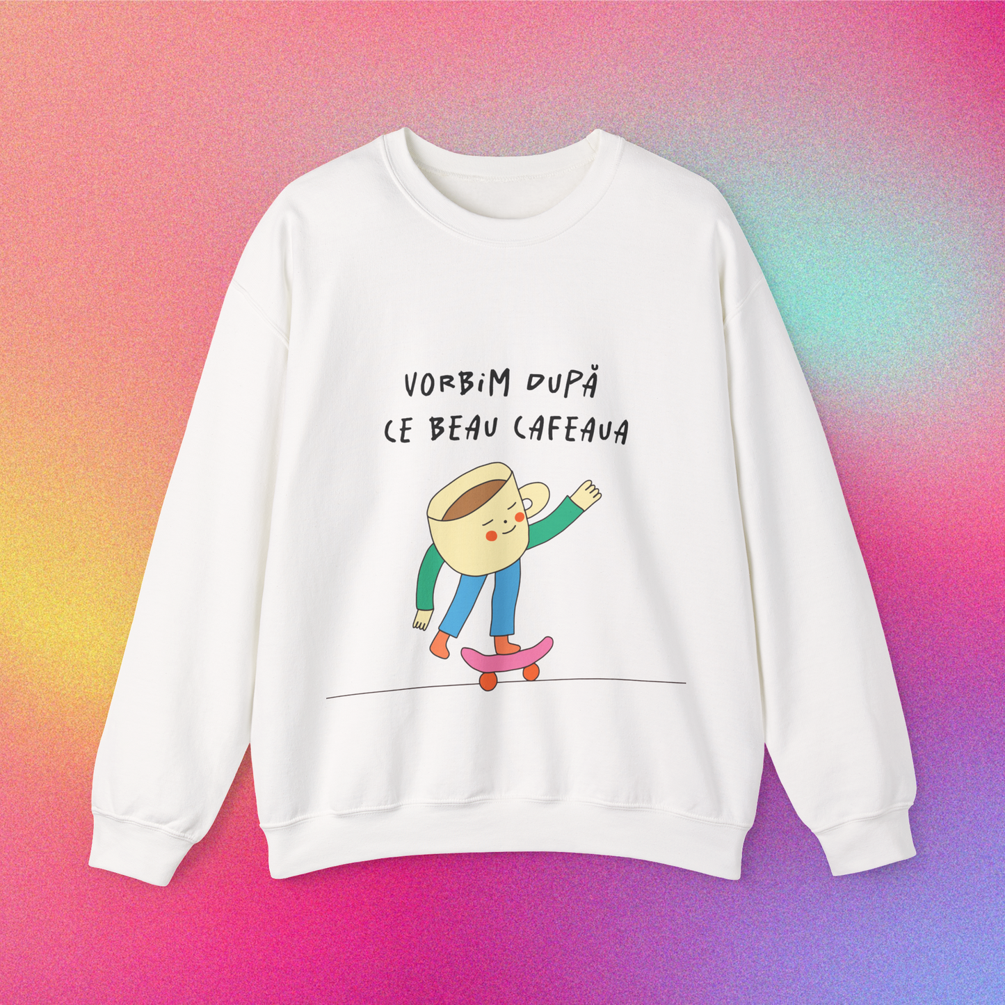 vorbim după ce beau cafeaua - Bluză Medium Fit