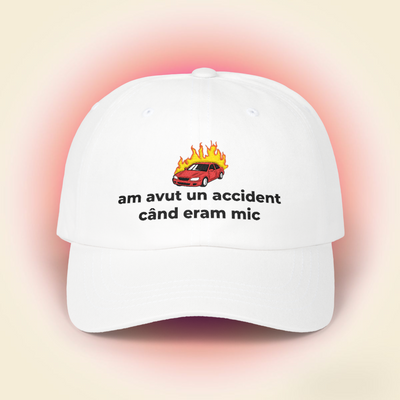 am avut un accident când eram mic - Șapcă