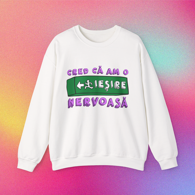 cred că am o ieșire nervoasă - Bluză Medium Fit