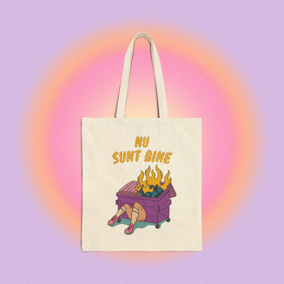 nu sunt bine - Tote Bag
