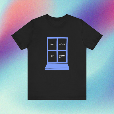 mă arunc pe geam - Tricou Medium Fit