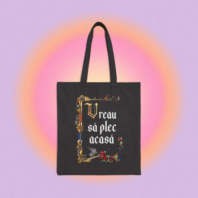 vreau să plec acasă  - Tote Bag
